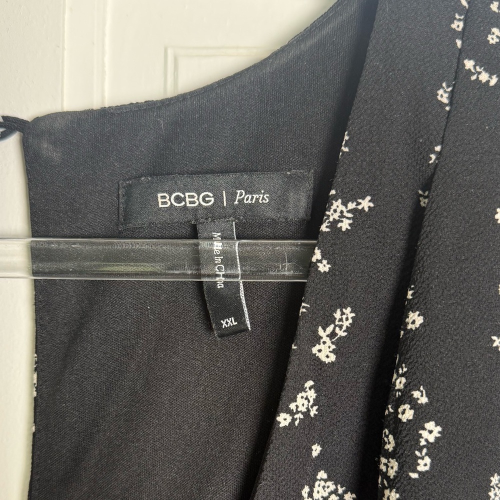 XXL floral mini shift dress - Picture 2 of 2